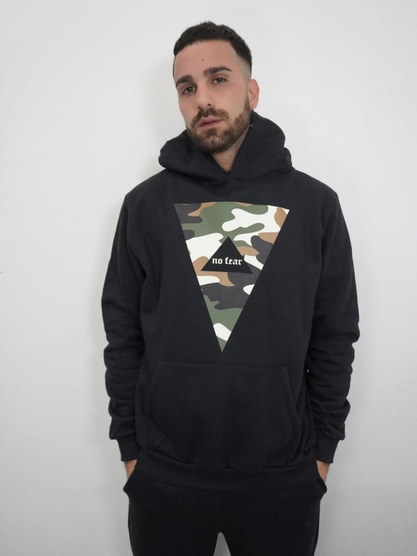 nofear Buzo Canguro Frisado CAMUFLADO