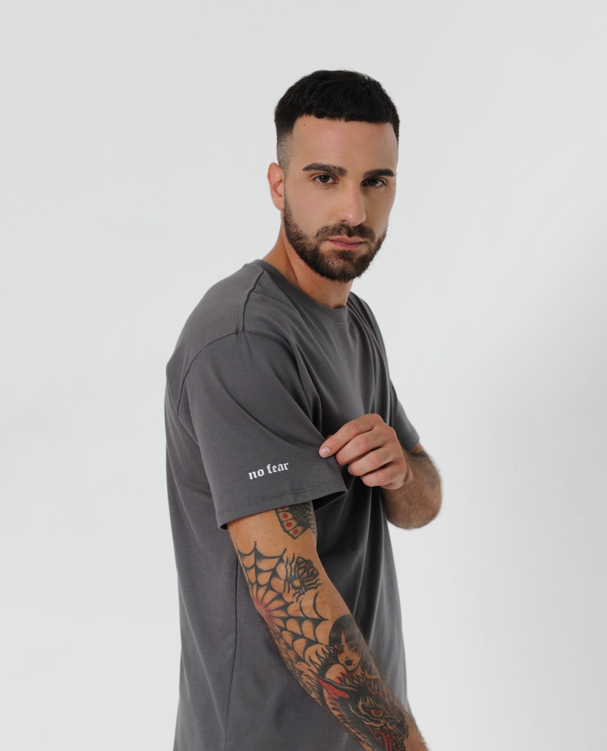 nofear Remera Clasica Lisa manga