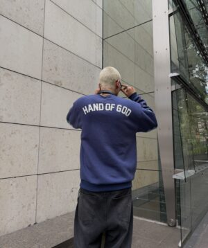 Discipline. Buzo Frisado Clasico Argentina Hand of God