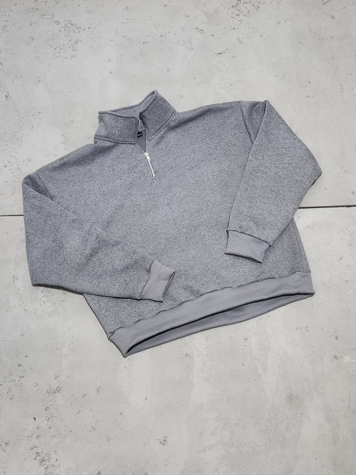 Discipline. Buzo Boxy Frisado Cierre Terrywashed - Imagen 4