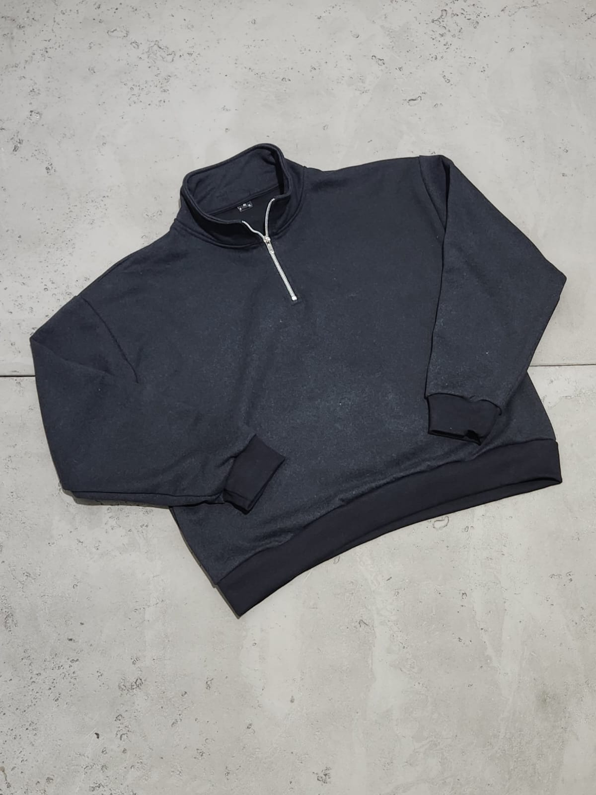 Discipline. Buzo Boxy Frisado Cierre Terrywashed - Imagen 2